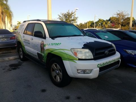 A Used Toyota Pre Owned S In Hollywood Fl Pre Owned 2004 Toyota 4runner Sr5